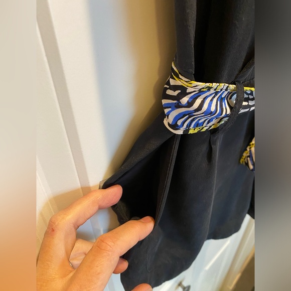 BCBG MaxAzria Silk Shorts Romper - Picture 5 of 14